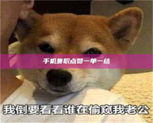 永州手机兼职点赞一单一结 第1张