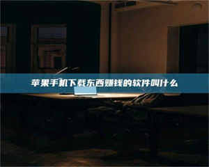 永州苹果手机下载东西赚钱的软件叫什么 第1张