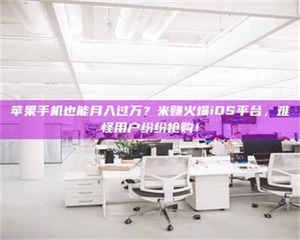 永州苹果手机也能月入过万？米赚火爆iOS平台，难怪用户纷纷抢购！ 第1张